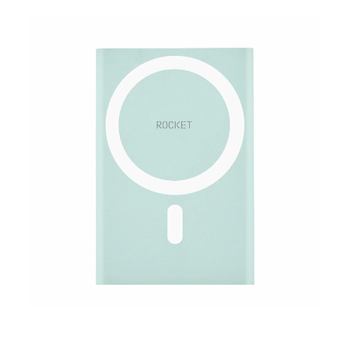 Внешний аккумулятор Rocket Hold 5000mAh MagSafe PD20 Light Green фото 