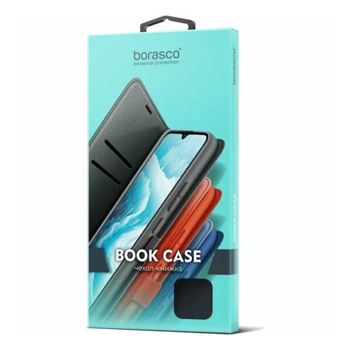 Чехол-книжка Borasco Book Case Xiaomi Redmi Note 13 Pro Black фото 